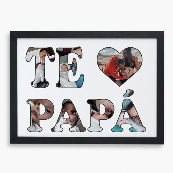 LAMINA PERSONALIZADA TE QUIERO PAPA