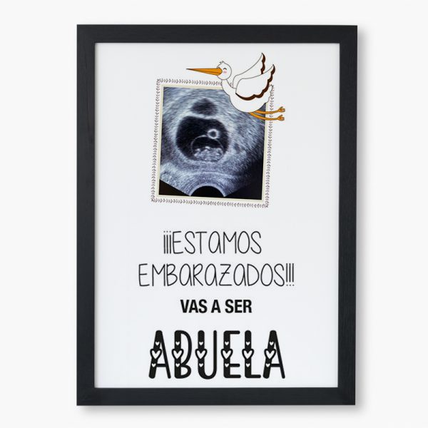 Lamina personalizada vas a ser abuela