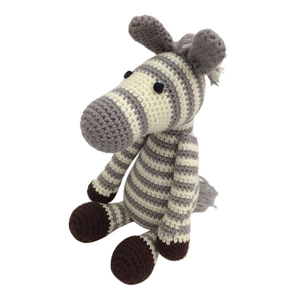 MUÑECO DE GANCHILLO CEBRA
